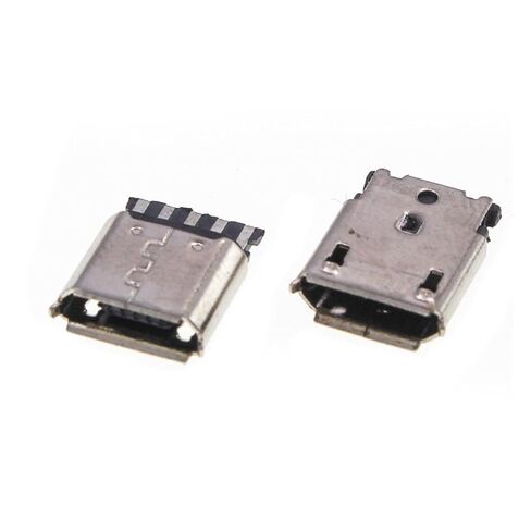 fengpeng Type B V8 Warp Edge 5Pin USB Connectors Female Micro Connector Port Jack Sockect Terminals Tail Plug(Set,10 Piece) in Kuwait