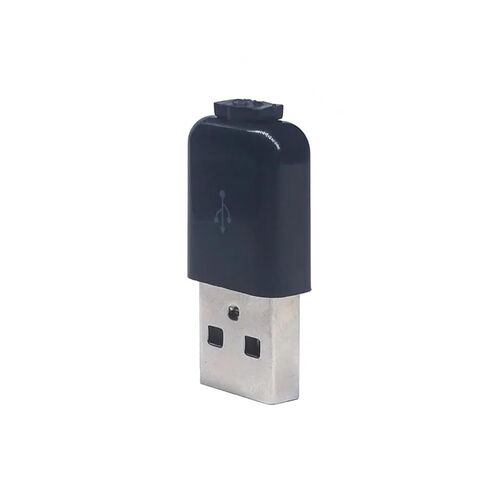 fengpeng 10 pcs/lot Male Type A 4Pin Rounded Corners Connector Port Jack Tail Sockect Plug Electric Terminals DIY USB(Black) in Kuwait