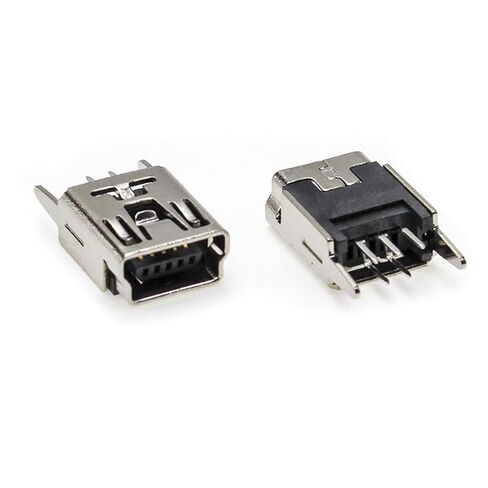 fengpeng Mini USB Connector 5 pin Type B Female DIP 2 Straight-pin PCB Soldering Socket Jack in-line(50 Piece) in Kuwait