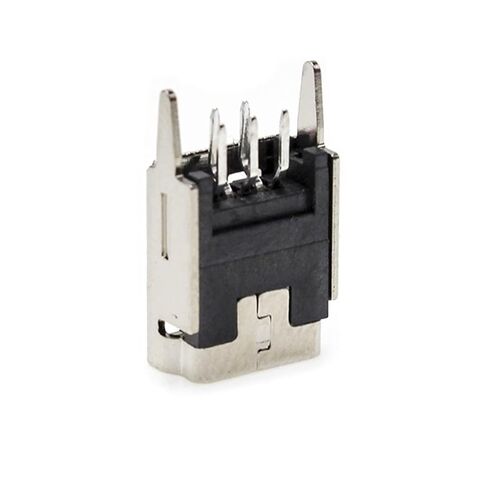 fengpeng Mini USB Connector 5 pin Type B Female DIP 2 Straight-pin PCB Soldering Socket Jack in-line(50 Piece) in Kuwait