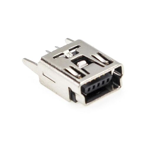 fengpeng Mini USB Connector 5 pin Type B Female DIP 2 Straight-pin PCB Soldering Socket Jack in-line(50 Piece) in Kuwait