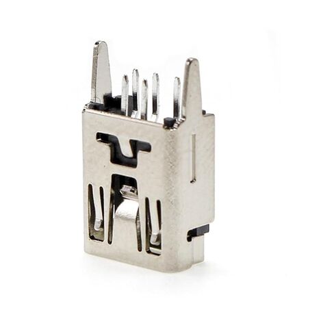 fengpeng Mini USB Connector 5 pin Type B Female DIP 2 Straight-pin PCB Soldering Socket Jack in-line(5pcs) in Saudi Arabia