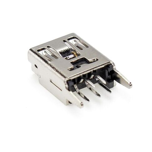 fengpeng Mini USB Connector 5 pin Type B Female DIP 2 Straight-pin PCB Soldering Socket Jack in-line(20 Piece) in Kuwait