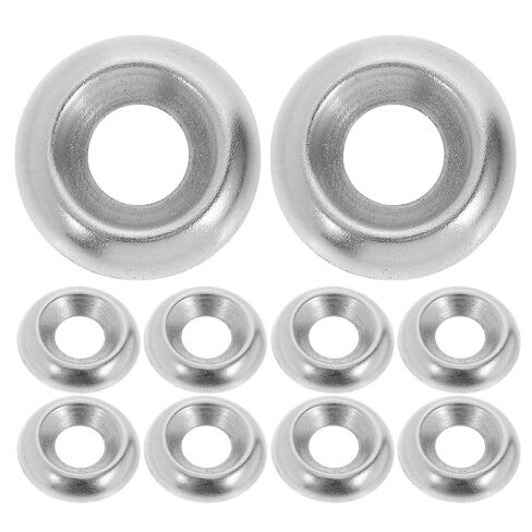 INOOMP 200pcs 304 Stainless Steel Counterbored Countersunk Washers Metal Screw Locking Gaskets for Industrial Construction and Mechanical Fastening in Saudi Arabia