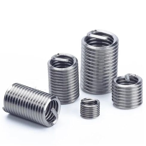 غسالات Qinlu-M12*1/*1.25/*1.5 * 1D-3D سلك خيط 304 سلك من الفولاذ المقاوم للصدأ كم لولبي لإصلاح 5 قطع، لإصلاح المصانع (M12x1x1.25D) in Kuwait