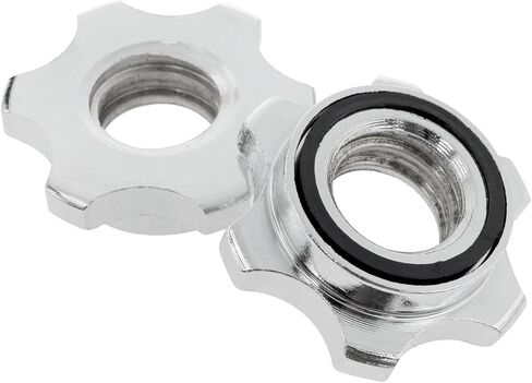 Lovelysp 2PCS 1inch/25mm Standard Barbell Rotating Lock Barbell clamp Weight clamp for Sports Weightlifting Physical Fitness Fitness Equipment in Saudi Arabia