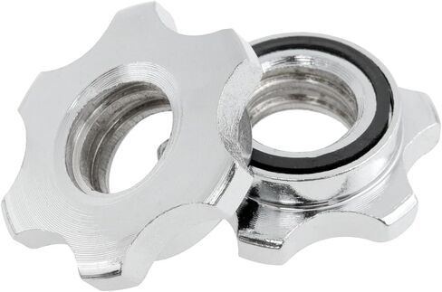 Lovelysp 2PCS 1inch/25mm Standard Barbell Rotating Lock Barbell clamp Weight clamp for Sports Weightlifting Physical Fitness Fitness Equipment in Saudi Arabia