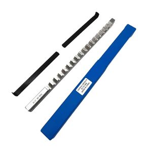 12 مللي متر D دفع نوع Keyway Broach القاطع والرقائق HSS عالية السرعة الصلب باستخدام الحاسب الآلي قطع سكينة قطع مع 2 قطعة الحشوات المقاومة للحرارة in Kuwait