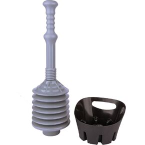 توفر شركة JS Jackson مكبس مرحاض الأكورديون منفاخ أخضر مع صينية تخزين سوداء in Kuwait