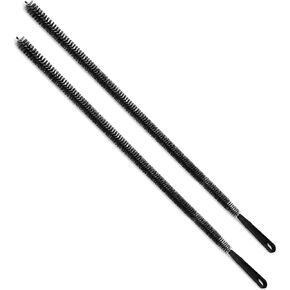 Drain Cleaning Brush 2 Pack, 23.6 Inch Long Pipe Cleaner Brush, Flexible Drain Clog Remover Tool with Nylon Bristles, Sink Drain Cleaner for Hair Clogs, Kitchen Sink, Bathroom Tub, Shower Drain in Saudi Arabia