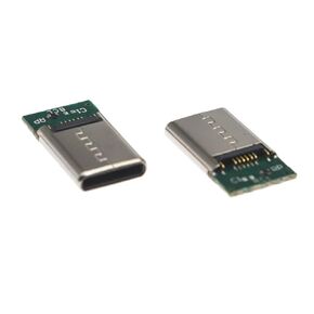 Fengpeng 10 قطعة/الوحدة USB نوع c 16pin ذكر 3A/5A موصلات جاك الذيل ذكر التوصيل محطات كهربائية لحام DIY ملحقات كابل البيانات (3A ذكر، 2 مجموعة (20 قطعة)) in Kuwait