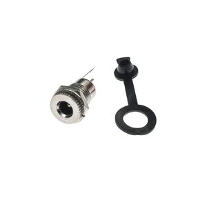 fengpeng 50Pcs/Lot Metal 5.5x2.1MM ..5MM Power Outlet Connectors Panel DC Jack Socket Female Plug Adapter Terminal Blocks(2.1 with Cap,100 Piece) in Kuwait