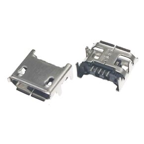 fengpeng 5/10/50/100PCS Micro USB Female 5Pin Conneetor Female Port Jack Solder Plug SMD SMT Android Phone Data Charging Socket(Style 2,10 pcs) in Kuwait