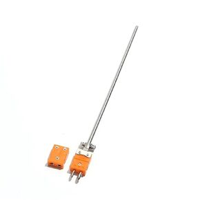 WRNK-191/WRNK-187 K-Type Armored Thermocouple with Plugs Probe 6x300mm 6x500mm 0～1100℃ 1Pcs(Probe 6x300mm) in Saudi Arabia