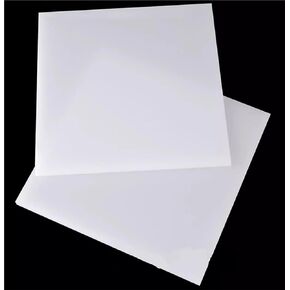 4 مم 5 مم سميك أبيض pa66 لوح نايلون لوح نايلون PA6 MC صفائح مطاطية عازلة كتلة بلاستيكية صلبة لوحة PA ورقة بولي أميد (4x250x250mm) in Kuwait