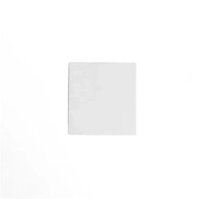 لوح سيراميك الألومينا المقاوم لدرجات الحرارة العالية 114 × 114/138/165 مم معزول 5 جرام بالوعة الحرارة من السيراميك (114 × 138 × 0.5 مم) in Kuwait