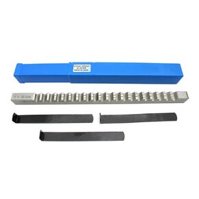 18 مللي متر E دفع من نوع HSS Keyway Broach E1-18 أداة القطع متري الحجم لآلة التصنيع باستخدام الحاسب الآلي مع 3 قطعة مقاومة للحرارة الرقائق in Kuwait