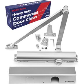 باب تجاري شديد التحمل، مفصلات أبواب ذاتية الإغلاق أوتوماتيكية من الدرجة الأولى من ADA UL، غلق أبواب تجاري عالي الحركة، إغلاق باب تلقائي، إغلاق ناعم زنبركي هيدروليكي (فضي) in Kuwait