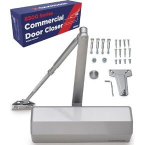 باب تجاري شديد التحمل، مفصلات أبواب أوتوماتيكية ذاتية الإغلاق من الدرجة 1-6 من ADA UL، غلق أبواب تجاري عالي الحركة، إغلاق باب تلقائي، إغلاق ناعم زنبركي هيدروليكي (فضي) in Kuwait