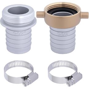 مجموعة تركيب خرطوم العروة الألومنيوم مقاس 1.5 بوصة، مجموعة وصلات خرطوم عرقوب مقاس 1.5 بوصة مع مشبكي خرطوم (1.5 بوصة) in Kuwait