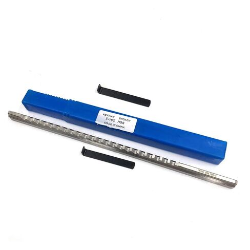 3/4E 3/32A 3/16C 3/8D Inch Size Push Type Keyway Broach for CNC Broaching Machine Metalworking High Speed Steel HSS Cutting Tool Heat Resistance(1-2D) in Saudi Arabia
