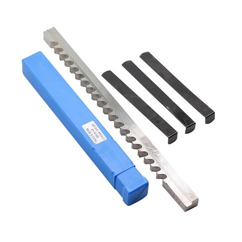 16 مللي متر E دفع من نوع Keyway Broach مع الرقائق متري الحجم عالية السرعة الصلب لقطع المعادن باستخدام الحاسب الآلي أداة المقاومة للحرارة in Kuwait