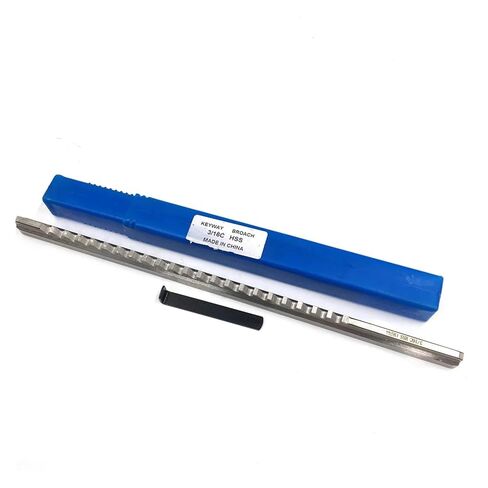 3/4E 3/32A 3/16C 3/8D Inch Size Push Type Keyway Broach for CNC Broaching Machine Metalworking High Speed Steel HSS Cutting Tool Heat Resistance(1-2D) in Saudi Arabia
