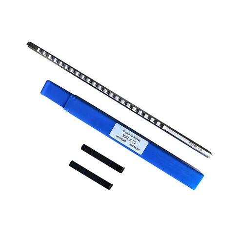 دفع من نوع Keyway Broach 12 مللي متر D متري الحجم أدوات التطرق لأداة التوجيه باستخدام الحاسب الآلي لجهاز التوجيه باستخدام الحاسب الآلي أشغال المعادن المقاومة للحرارة in Kuwait