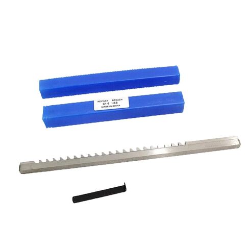 دفع من نوع Keyway Broach 12 مللي متر D متري الحجم أدوات التطرق لأداة التوجيه باستخدام الحاسب الآلي لجهاز التوجيه باستخدام الحاسب الآلي أشغال المعادن المقاومة للحرارة in Kuwait