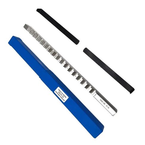 12 مللي متر D دفع نوع Keyway Broach القاطع والرقائق HSS عالية السرعة الصلب باستخدام الحاسب الآلي قطع سكينة قطع مع 2 قطعة الحشوات المقاومة للحرارة in Kuwait