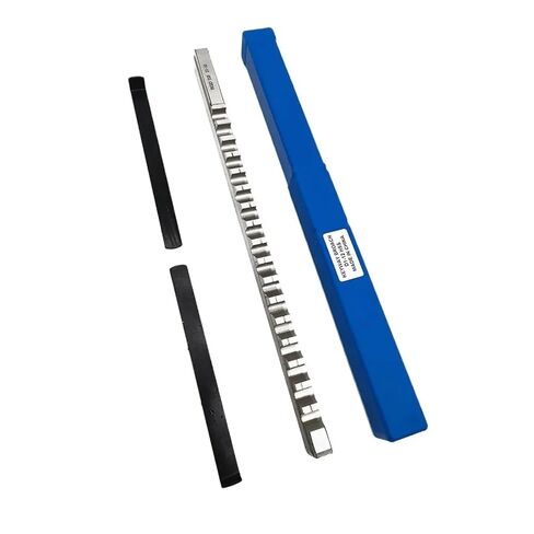 12 مللي متر D دفع نوع Keyway Broach القاطع والرقائق HSS عالية السرعة الصلب باستخدام الحاسب الآلي قطع سكينة قطع مع 2 قطعة الحشوات المقاومة للحرارة in Kuwait