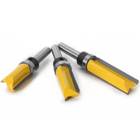 قاطع تشذيب مقلد بقطر عرقوب 8 مم، طحن حافة مستقيمة 15.9 مم، أعمال النجارة in Kuwait