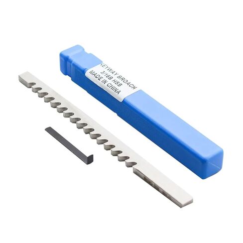 دفع نوع Keyway Broach 3/16 B بوصة حجم عالية السرعة الصلب الدبابيس لآلة التطرق باستخدام الحاسب الآلي تشغيل المعادن المقاومة للحرارة in Kuwait