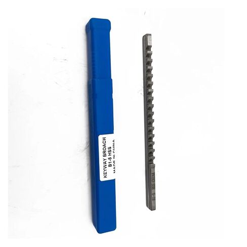 دفع من نوع Keyway Broach 5 مللي متر B1 متري الحجم أدوات التطرق لأداة التوجيه باستخدام الحاسب الآلي المقاومة للحرارة in Kuwait