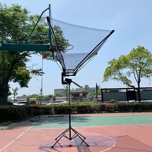 Adjustable Basketball Shot Returner System - Metal Rotatable Stand for Kids & Adults - Ideal Basketball Training Equipment for Skill Development and Practice in Saudi Arabia