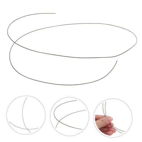 jojofuny High Temp Tungsten Wire for Ceramic Crafts DIY Hooks Heat Resistant Wire for Pottery Firing Versatile Hanging Burn Tool for Pottery Supplies in Saudi Arabia