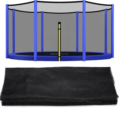 شبكة ترامبولين خارجية من ORCC، شبكة ترامبولين بديلة للأطفال مقاس 16 15 14 12 10 8 أقدام، قماش ترامبولين في الفناء الخارجي للأطفال البالغين (الشبكة فقط) in Kuwait