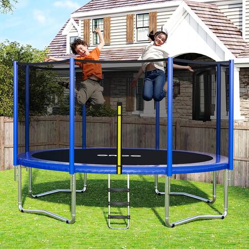 شبكة ترامبولين خارجية من ORCC، شبكة ترامبولين بديلة للأطفال مقاس 16 15 14 12 10 8 أقدام، قماش ترامبولين في الفناء الخارجي للأطفال البالغين (الشبكة فقط) in Kuwait