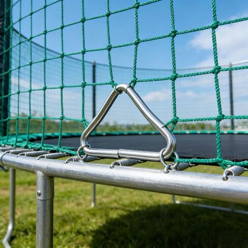 Trampoline Triangle Rings,40pc Stainless Steel Triangle V Rings Buckle Universal Accessories for for Trampoline Replacement Parts Bag Trampoline Mat Craft in Kuwait