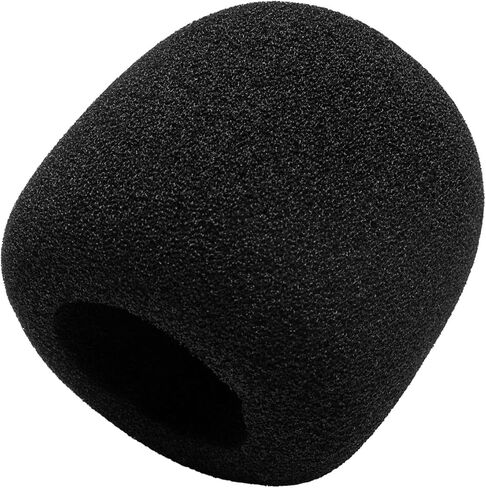 4 عبوات من غطاء ميكروفون الزجاج الأمامي الرغوي متوافق مع ميكروفون Shure SM57، Beta 57A، 545SD، 545 SD، ميكروفون Pyle PylePro الديناميكي المحمول، PDMIC78، WEYMIC WM57، مرشح بوب عالي الكثافة in Kuwait