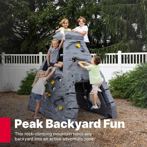 Step2 Skyward Summit for Kids, Climbing Wall Playset for Toddlers, Ages 4 –8 Years Old, Easy to Assemble Kids Outdoor Playground for Backyard in Saudi Arabia