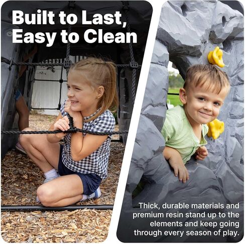Step2 Skyward Summit for Kids, Climbing Wall Playset for Toddlers, Ages 4 –8 Years Old, Easy to Assemble Kids Outdoor Playground for Backyard in Saudi Arabia
