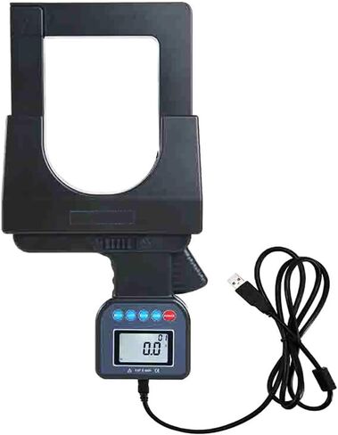 2000 Amp DC Clamp Meter AC DC Current Meter Gauge Super Large Caliber Current Instrument Clamp Current Meter Tester with 99 Groups Data Storage Range AC 0.0A-1000A DC 0.0A-2000A Black in Saudi Arabia
