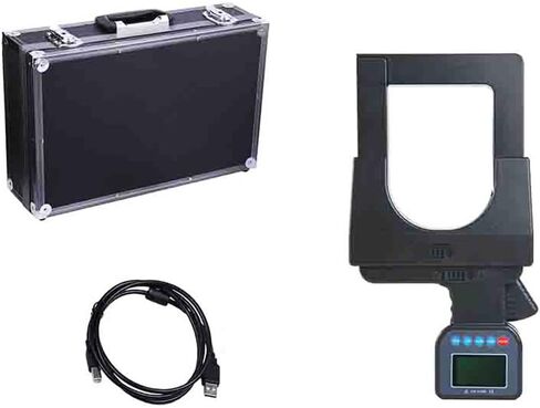 2000 Amp DC Clamp Meter AC DC Current Meter Gauge Super Large Caliber Current Instrument Clamp Current Meter Tester with 99 Groups Data Storage Range AC 0.0A-1000A DC 0.0A-2000A Black in Saudi Arabia