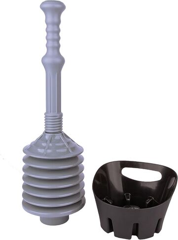 توفر شركة JS Jackson مكبس مرحاض الأكورديون منفاخ أخضر مع صينية تخزين سوداء in Kuwait