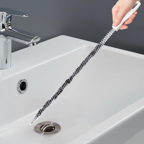 Flexible Drain Cleaning Brush for Sink Pipe Hair Removal and Clog Prevention Suitable for Kitchen Bathroom and Tub in Saudi Arabia