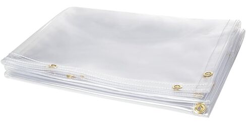 Barrier Curtain, 8 ft. W x 6 ft. H, Clear in Saudi Arabia