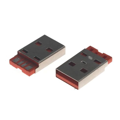 fengpeng 2/5/10set Type C usb3.1 5A Fast Charging USB Connectors A Male Jack Tail Plug Electric Terminals Welding DIY Data Cable fix(Pink,2 Set) in Kuwait