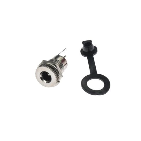 fengpeng 50Pcs/Lot Metal 5.5x2.1MM ..5MM Power Outlet Connectors Panel DC Jack Socket Female Plug Adapter Terminal Blocks(2.1 with Cap,100 Piece) in Kuwait