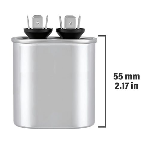 5 فائق التوهج 5MFD CBB65A البيضاوي تشغيل بدء مكثف التيار المتردد 5 فائق التوهج MFD CBB65 370V 440V 450V مكثفات A/C 370 450 فولت VAC ± 6% 50/60 هرتز لمكيف الهواء in Kuwait